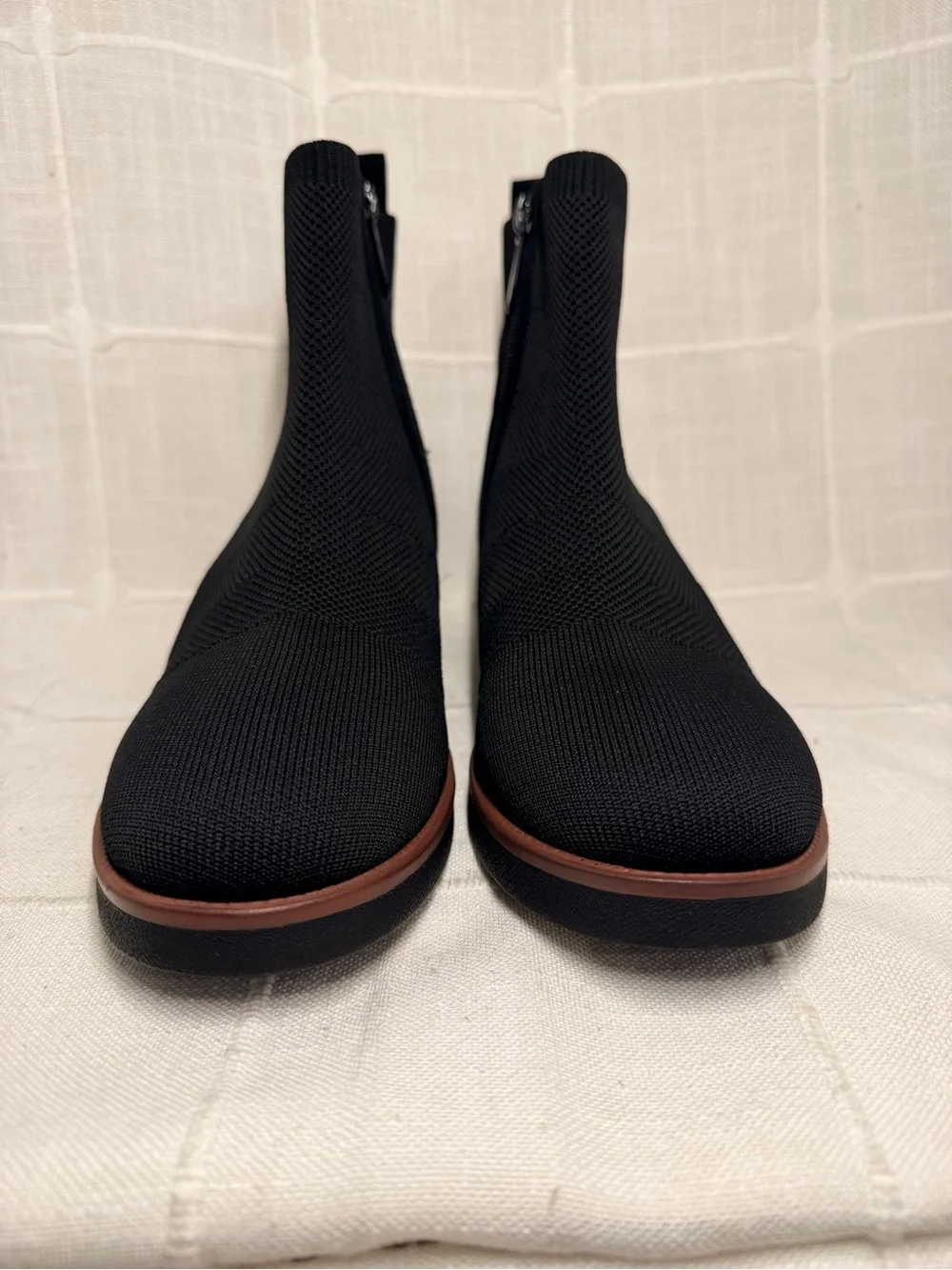 NWT Style & Co Cooper Black Wedge Ankle Boots 8.5M